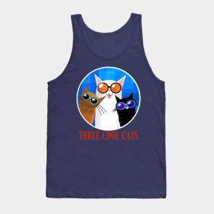 Three Cool Cats Tank Top